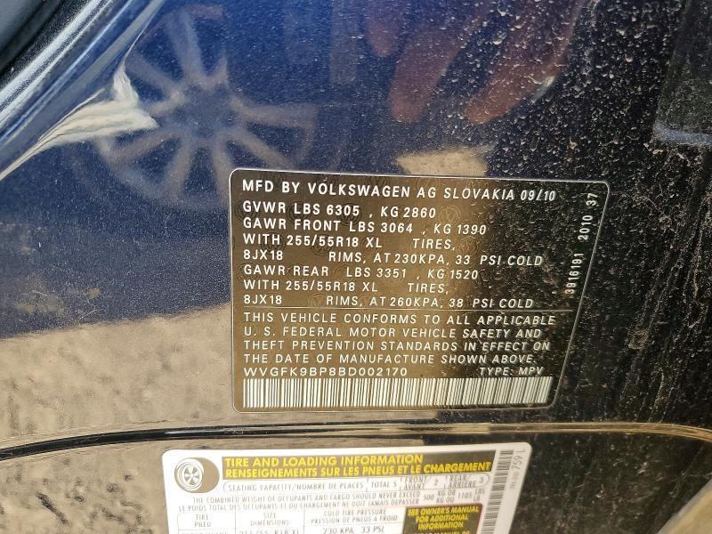 2011 Volkswagen Touareg V6 tdi