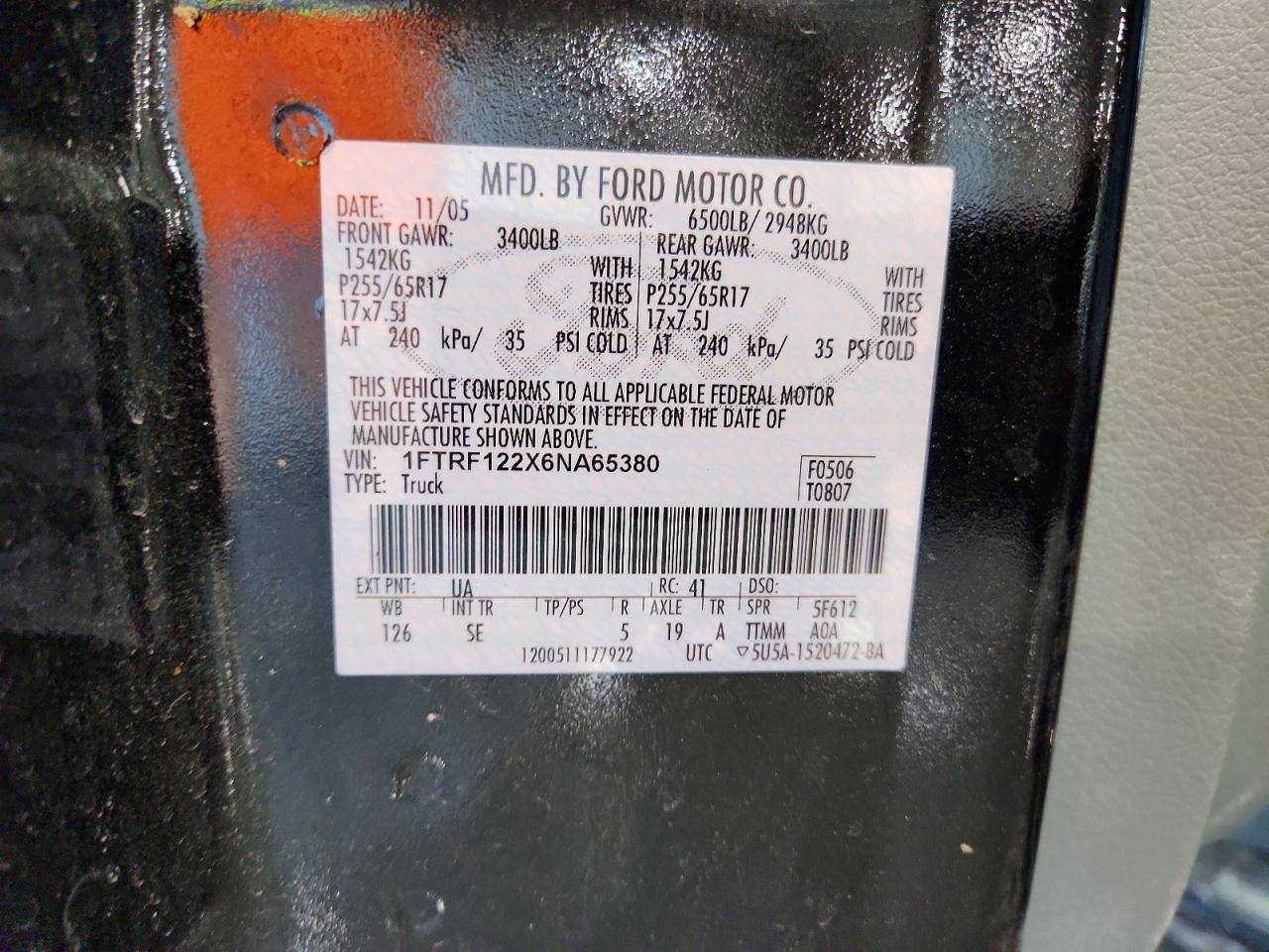 2006 Ford F150