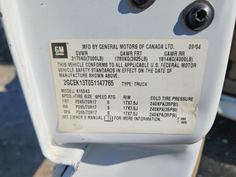 2005 Chevrolet Silverado K1500