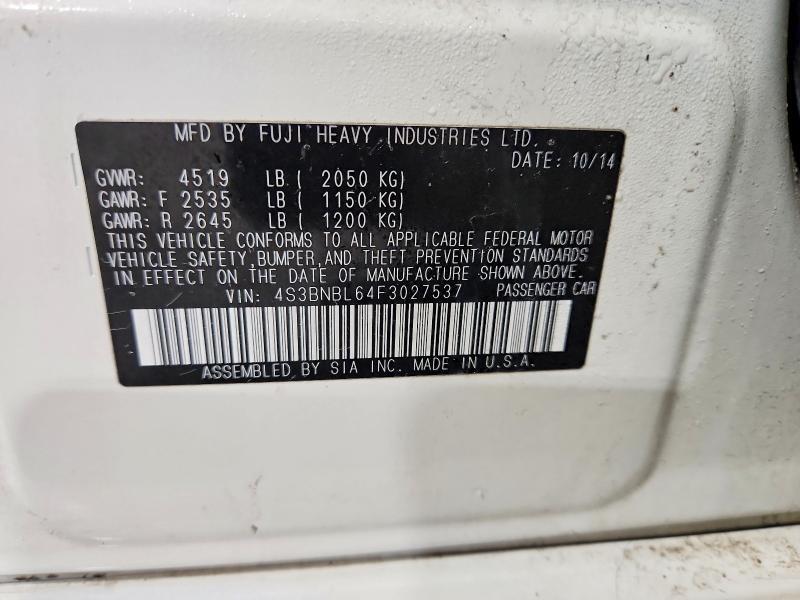 2015 Subaru Legacy 2.5i Limited
