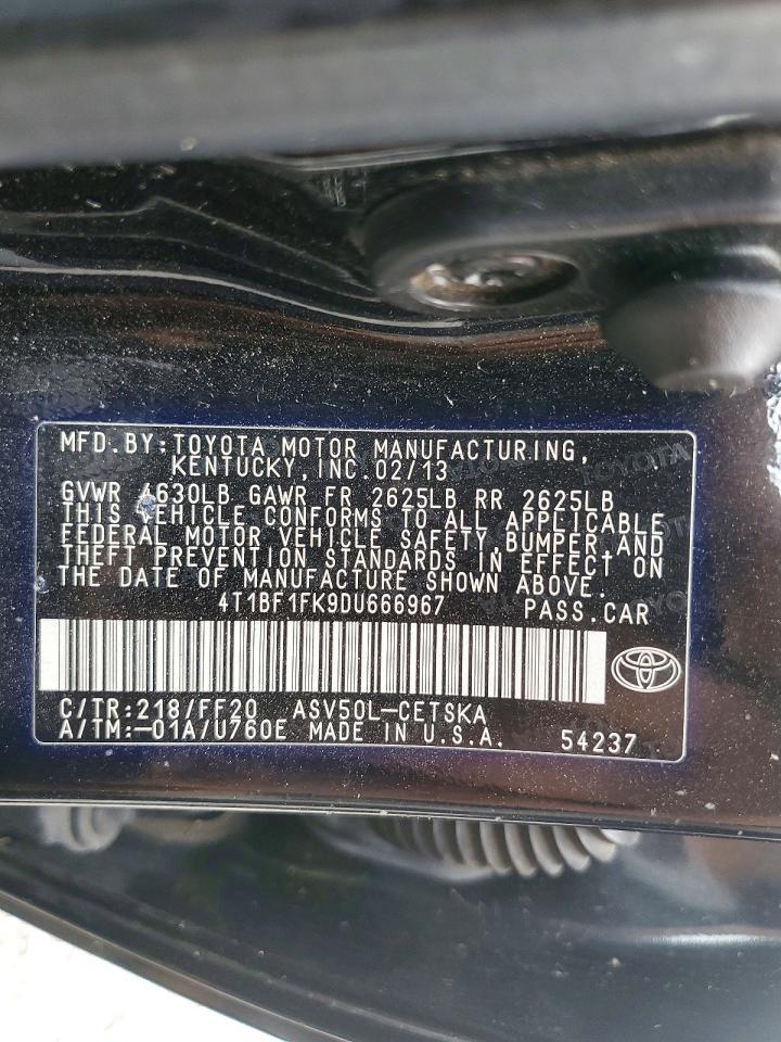 2013 Toyota Camry l