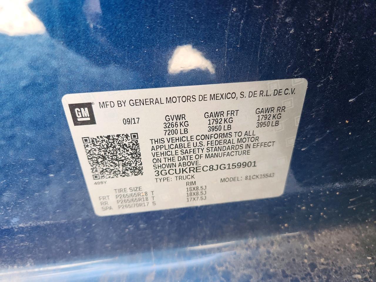 2018 Chevrolet Silverado K1500 LT