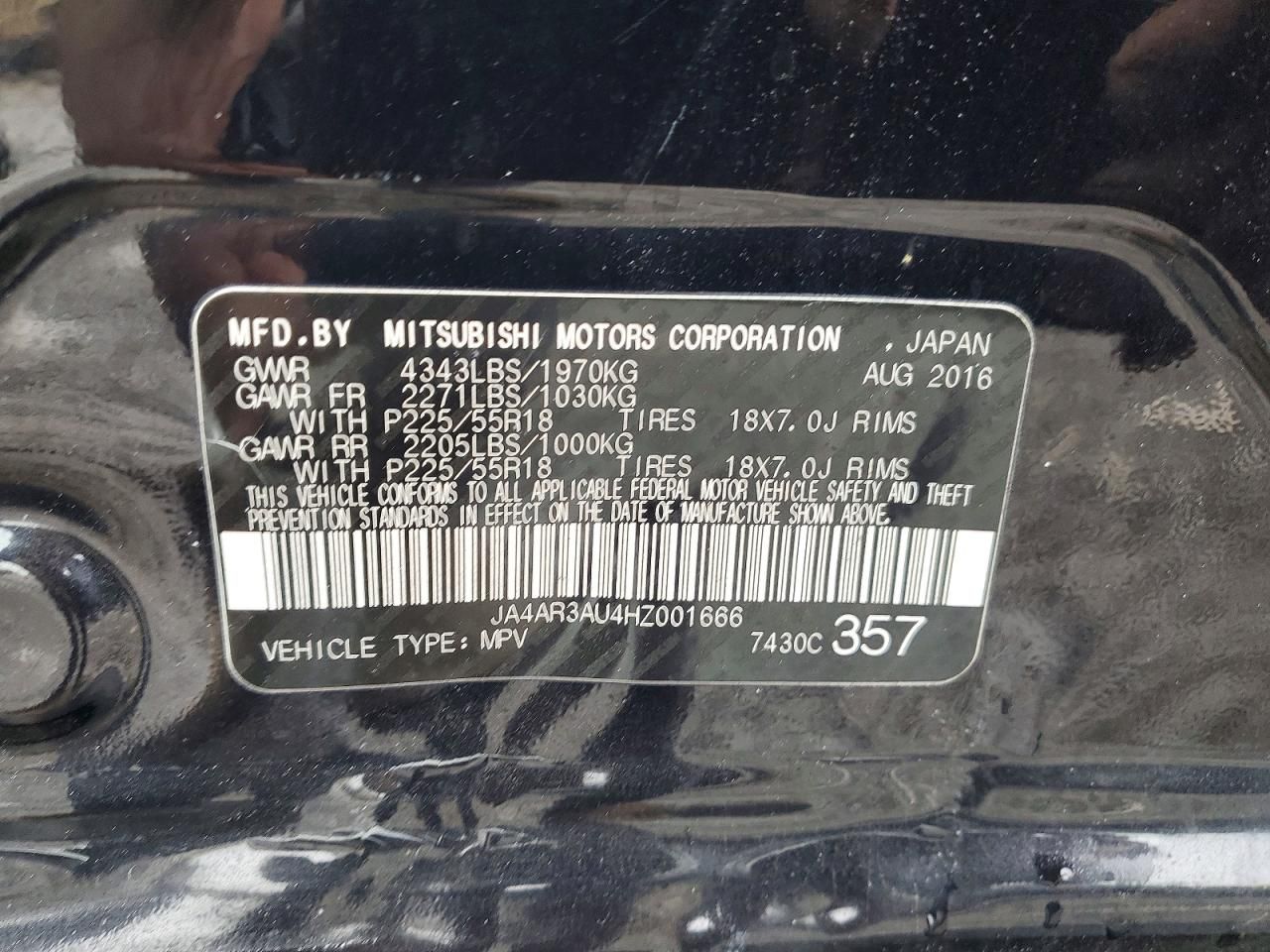 2017 Mitsubishi Outlander Sport es