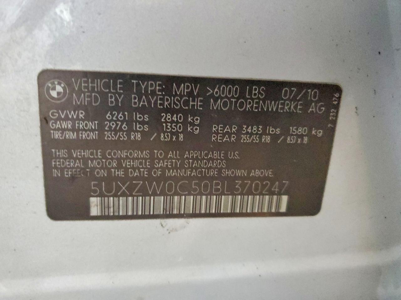 2011 BMW X5 Xdrive35d