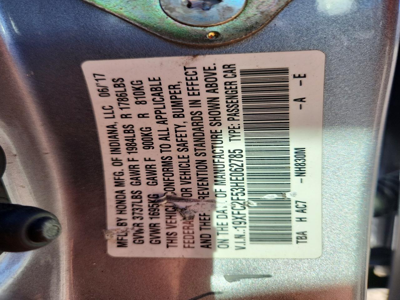 2017 Honda Civic lx