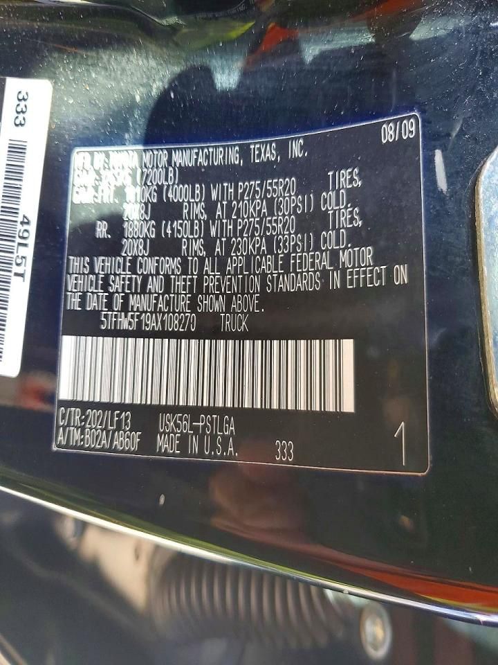 2010 Toyota Tundra Crewmax Limited