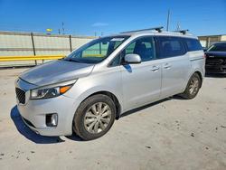 KIA Vehiculos salvage en venta: 2015 KIA Sedona ex