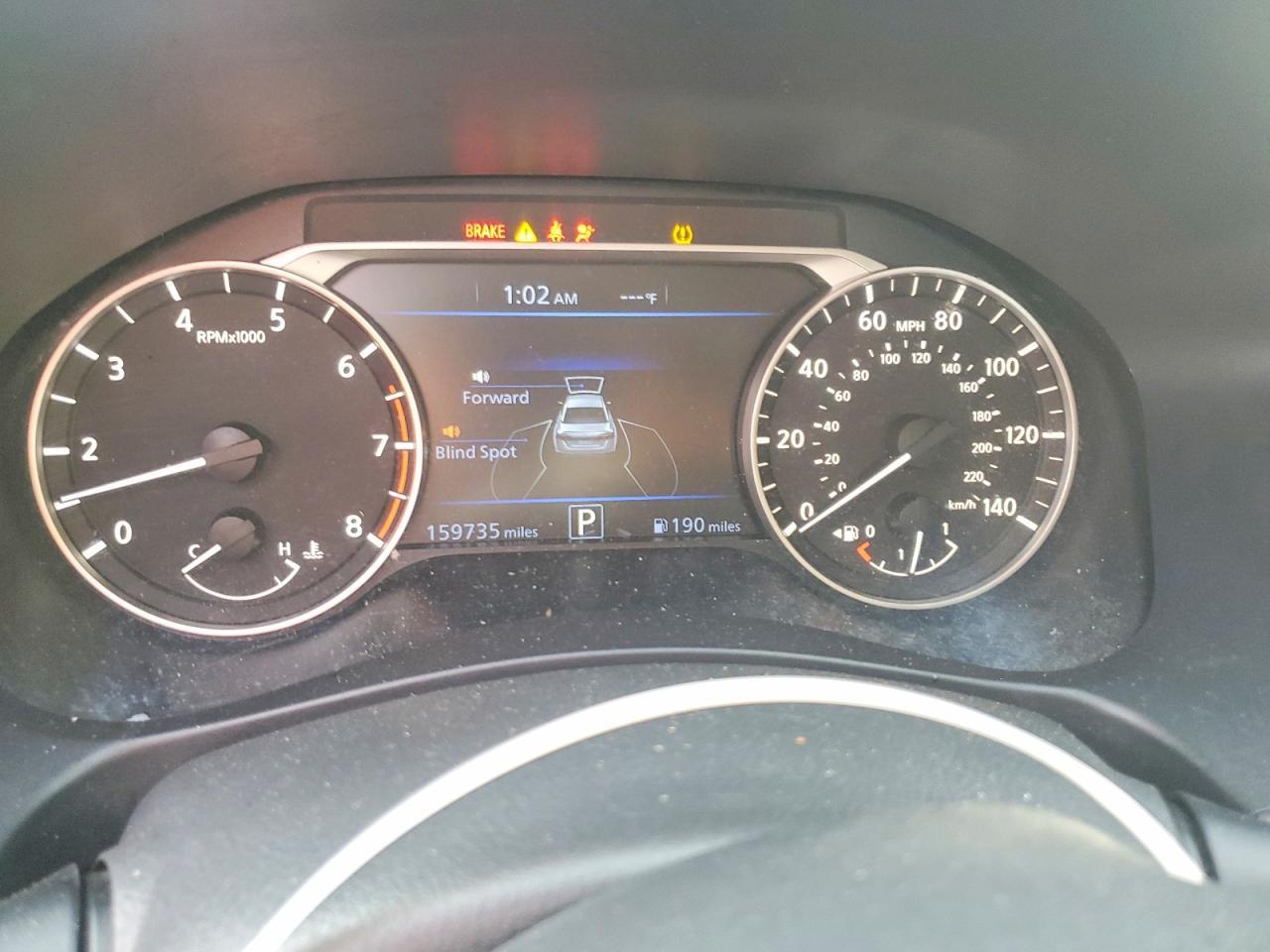 2019 Niss Altima 2.5 sr