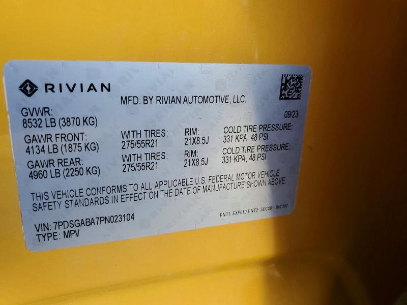 2023 Rivian R1S Adventure