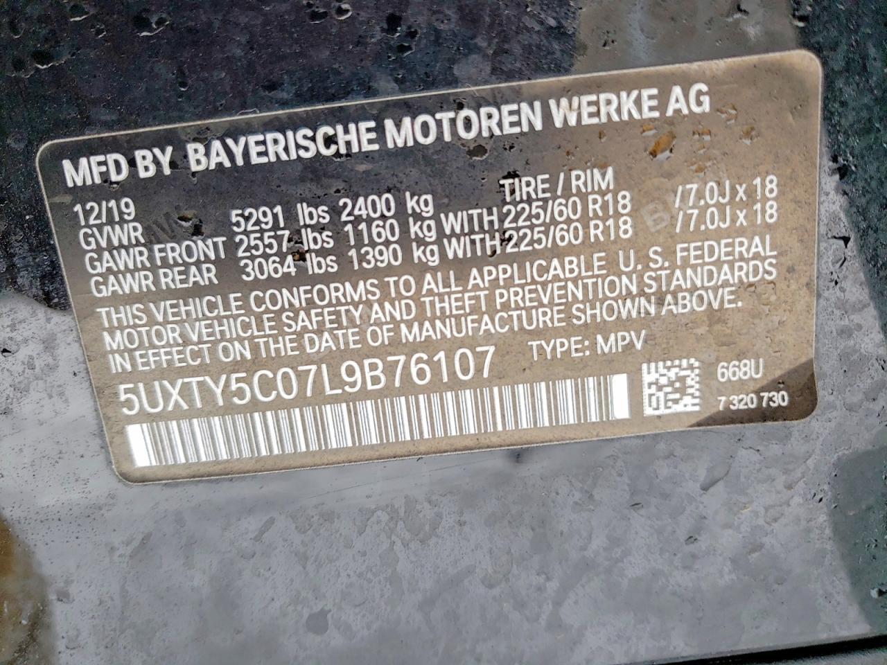 2020 BMW X3 Xdrive30i