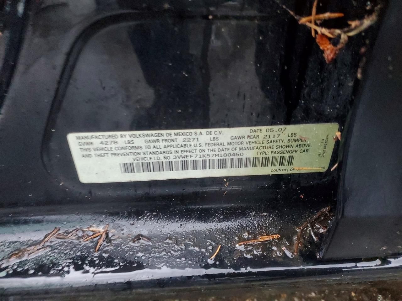 2007 Volkswagen Jetta Wolfsburg