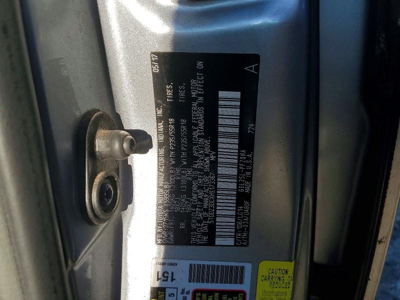 2017 Toyota Sienna xle
