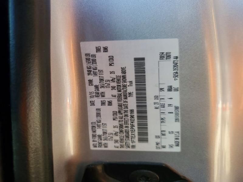 2015 Ford F150 Super cab