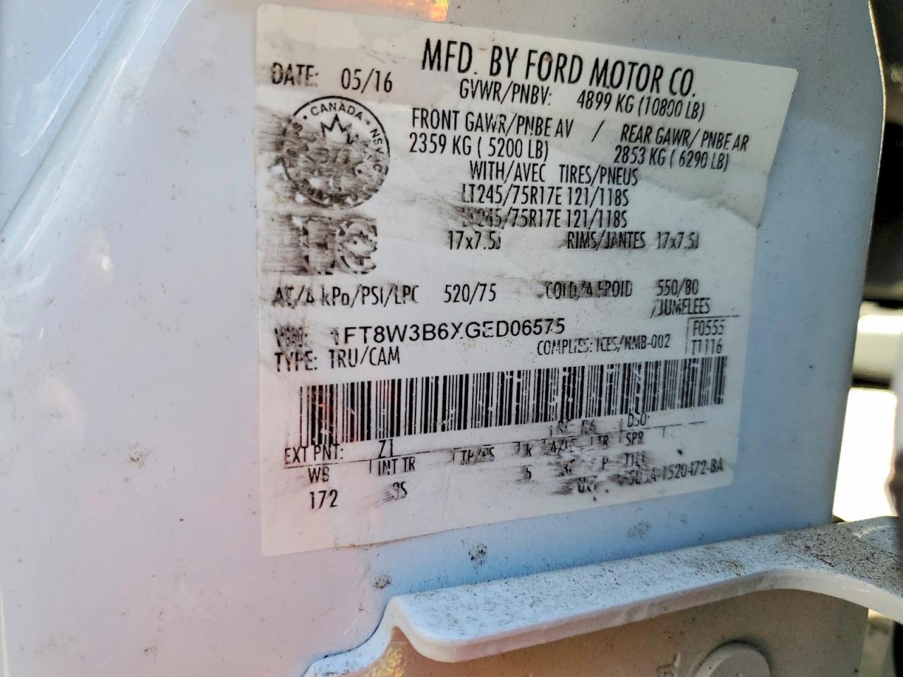 2016 Ford F350 Super Duty