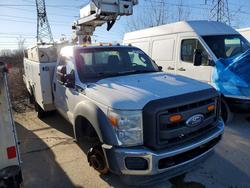 Salvage cars for sale from Copart Wheeling, IL: 2011 Ford F450 Super Duty Bucket Truck