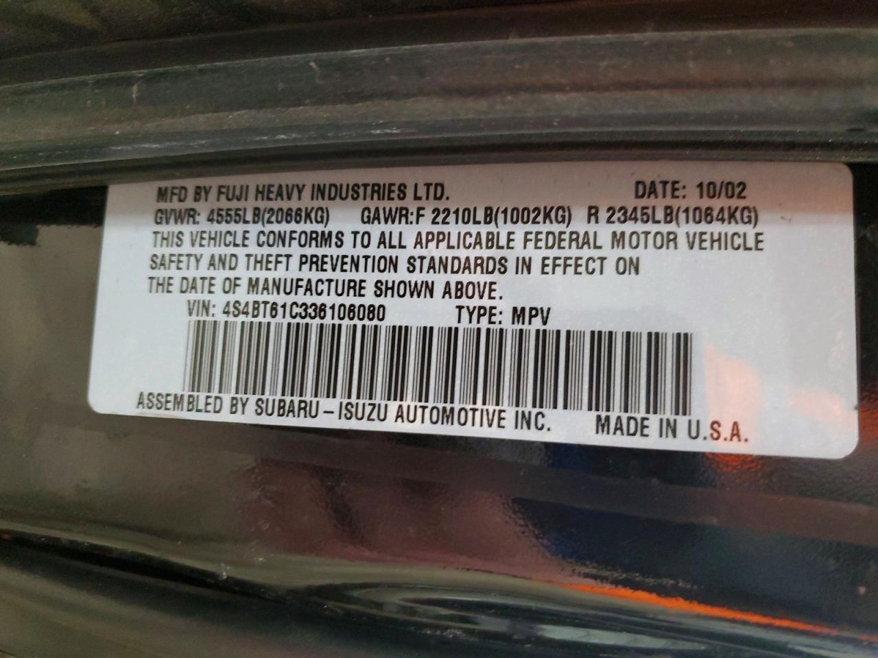 2003 Subaru Baja