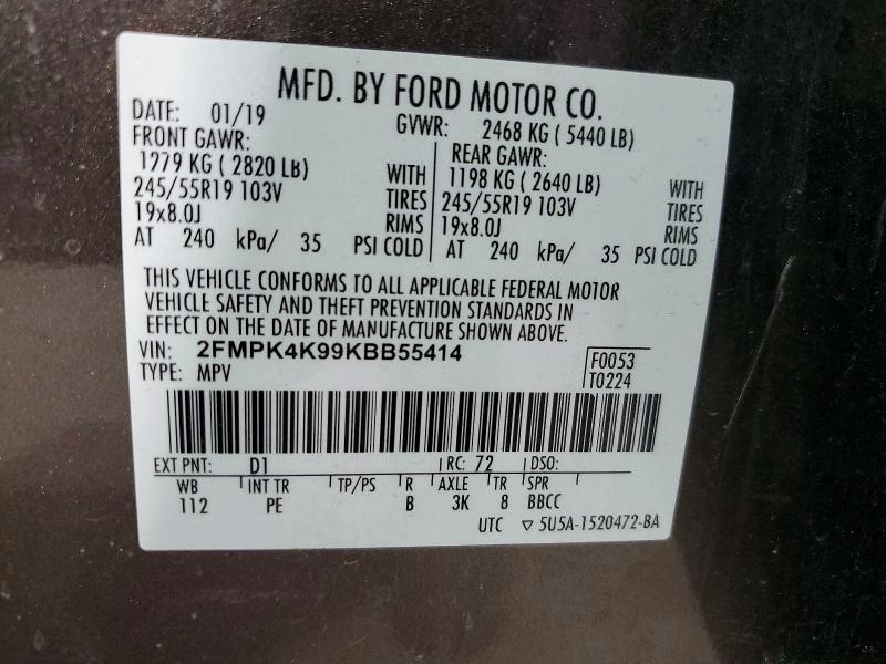 2019 Ford Edge Titanium