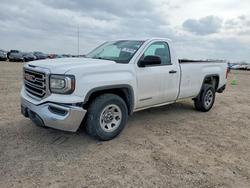Salvage trucks for sale at Houston, TX auction: 2018 GMC Sierra C1500