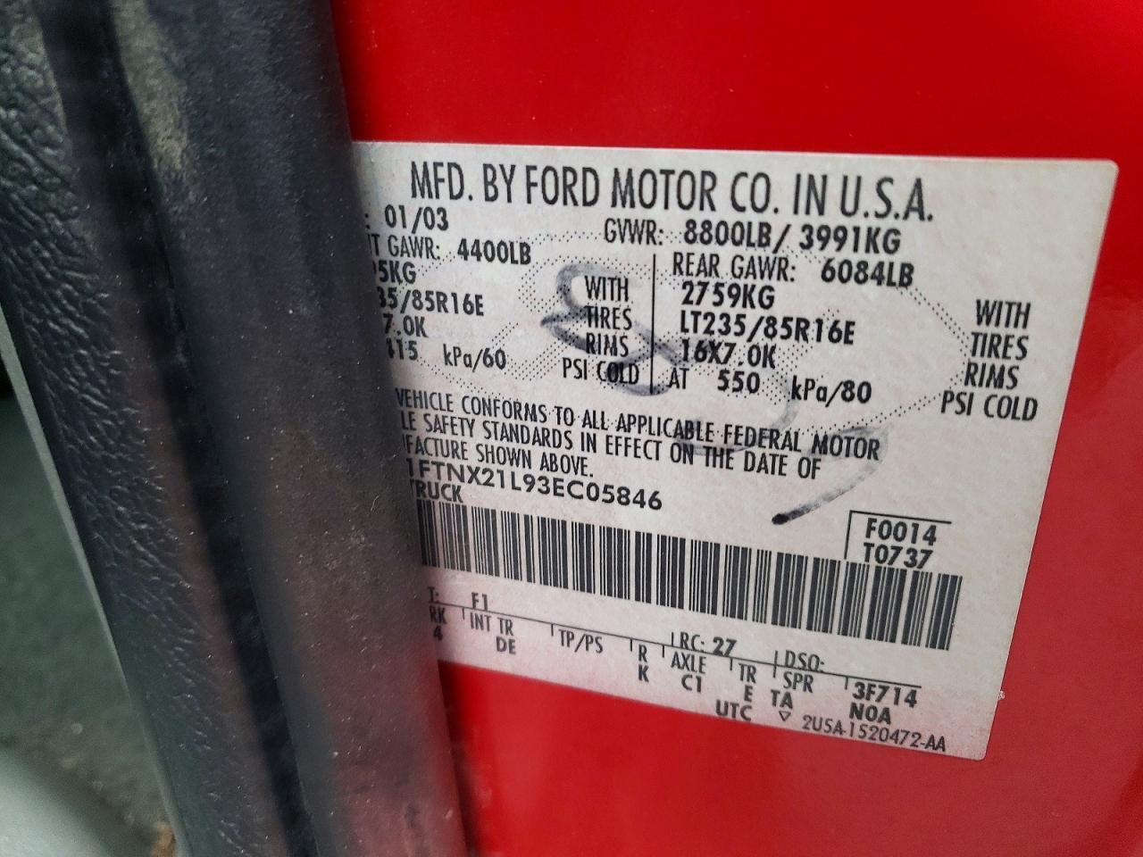2003 Ford F250 Super Duty
