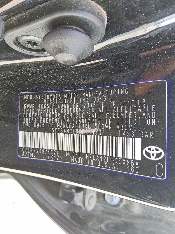 2025 Toyota Corolla fx