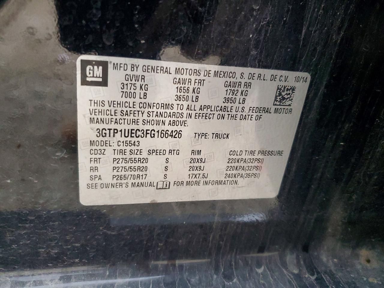 2015 GMC Sierra C1500 SLE