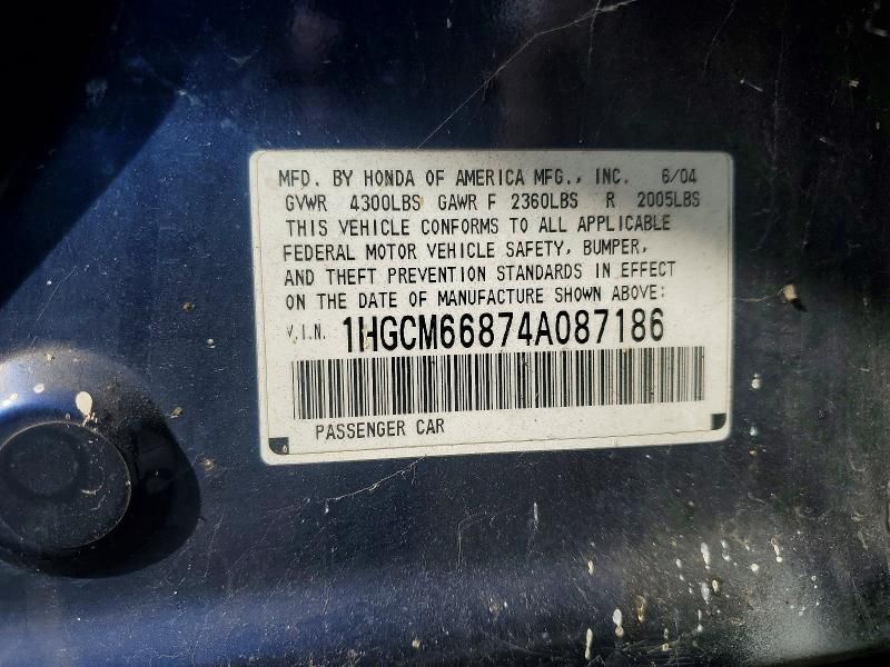 2004 Honda Accord ex