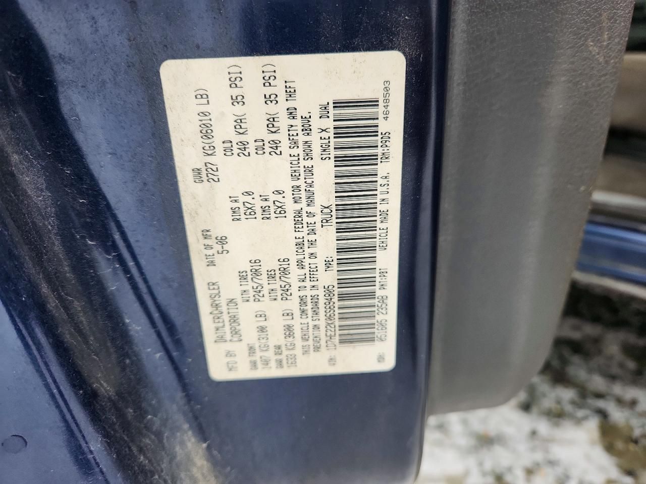 2006 Dodge Dakota st