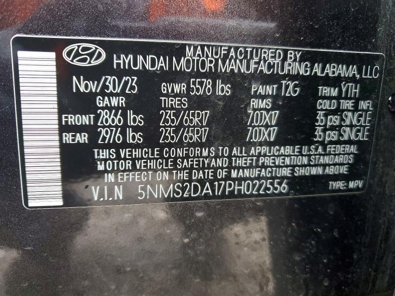 2023 Hyundai Santa fe Hybrid Blue