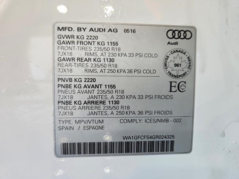 2016 Audi Q3 Prestige