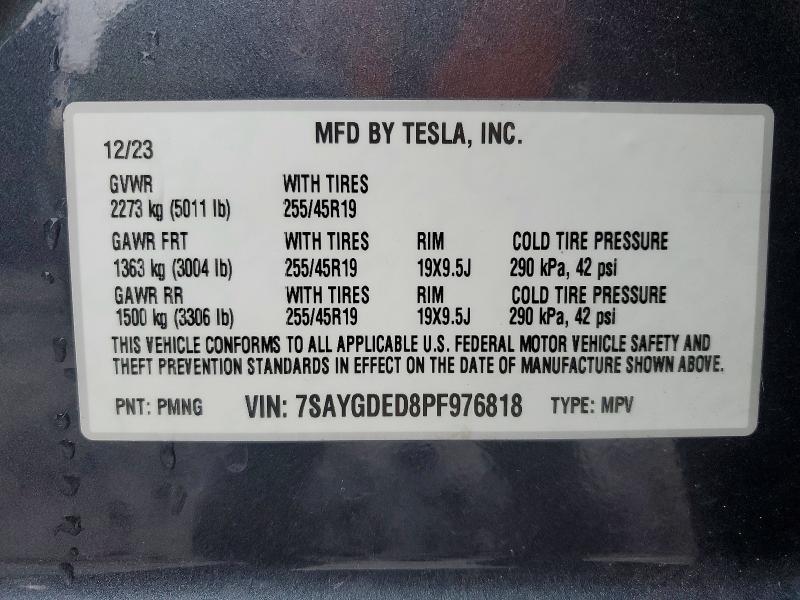 2023 Tesla Model y