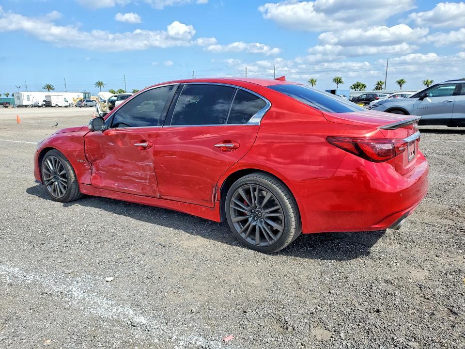 2020 Infiniti Q50 red Sport 400