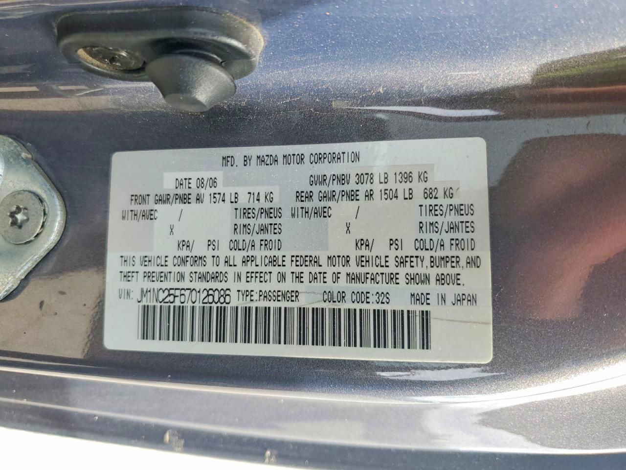 2007 Mazda Mx-5 Miata