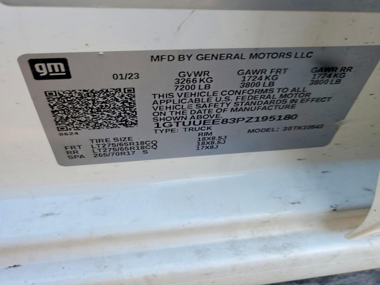 2023 GMC Sierra K1500 AT4