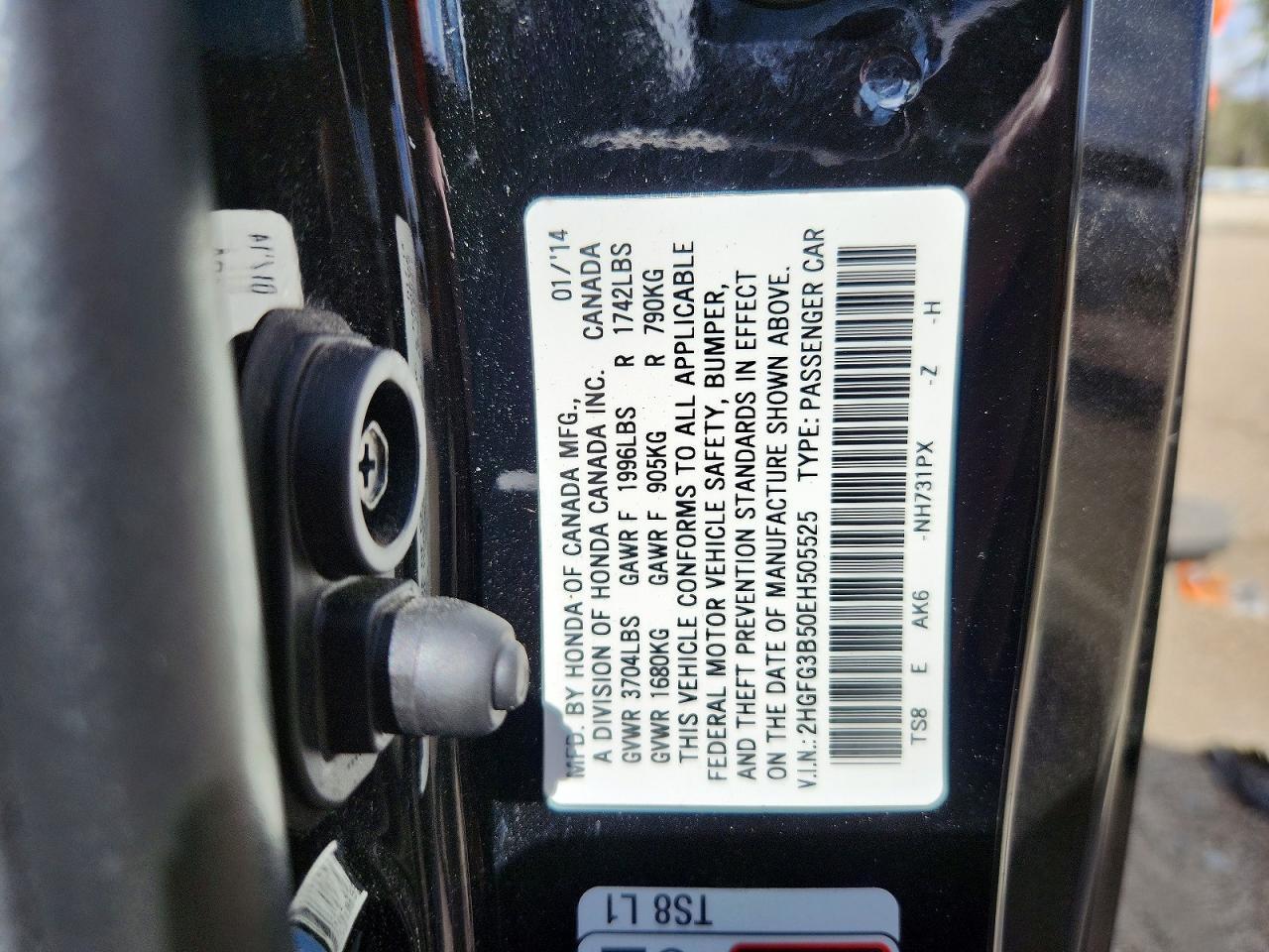 2014 Honda Civic lx