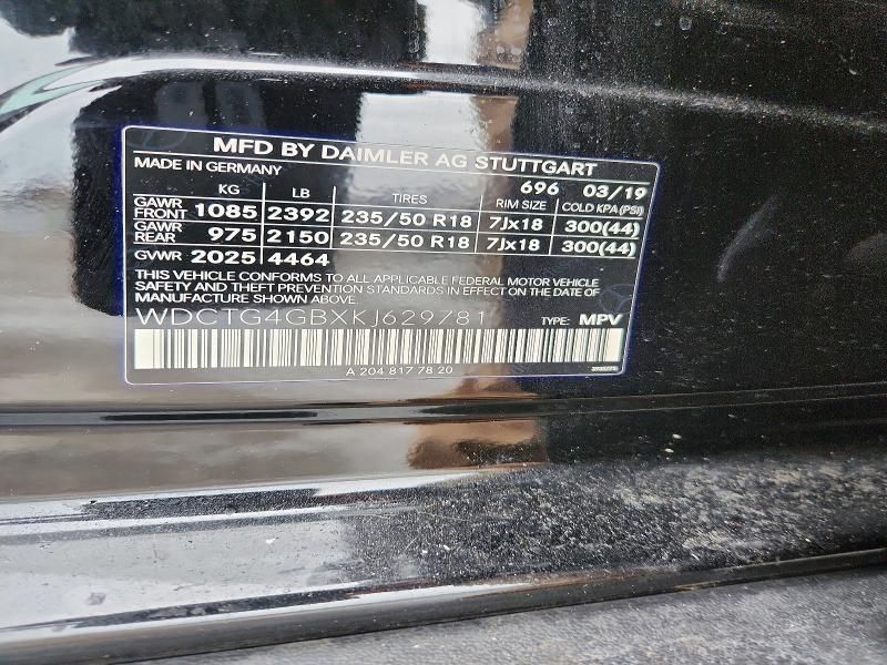 2019 Mercedes-Benz Gla 250 4matic