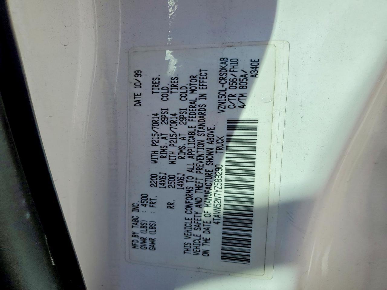 2000 Toyota Tacoma V6