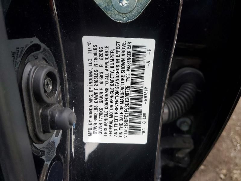 2016 Honda Civic Touring