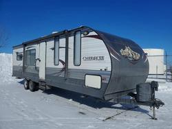 Salvage trucks for sale at Montreal Est, QC auction: 2015 Cherokee By Forest R 274VFK