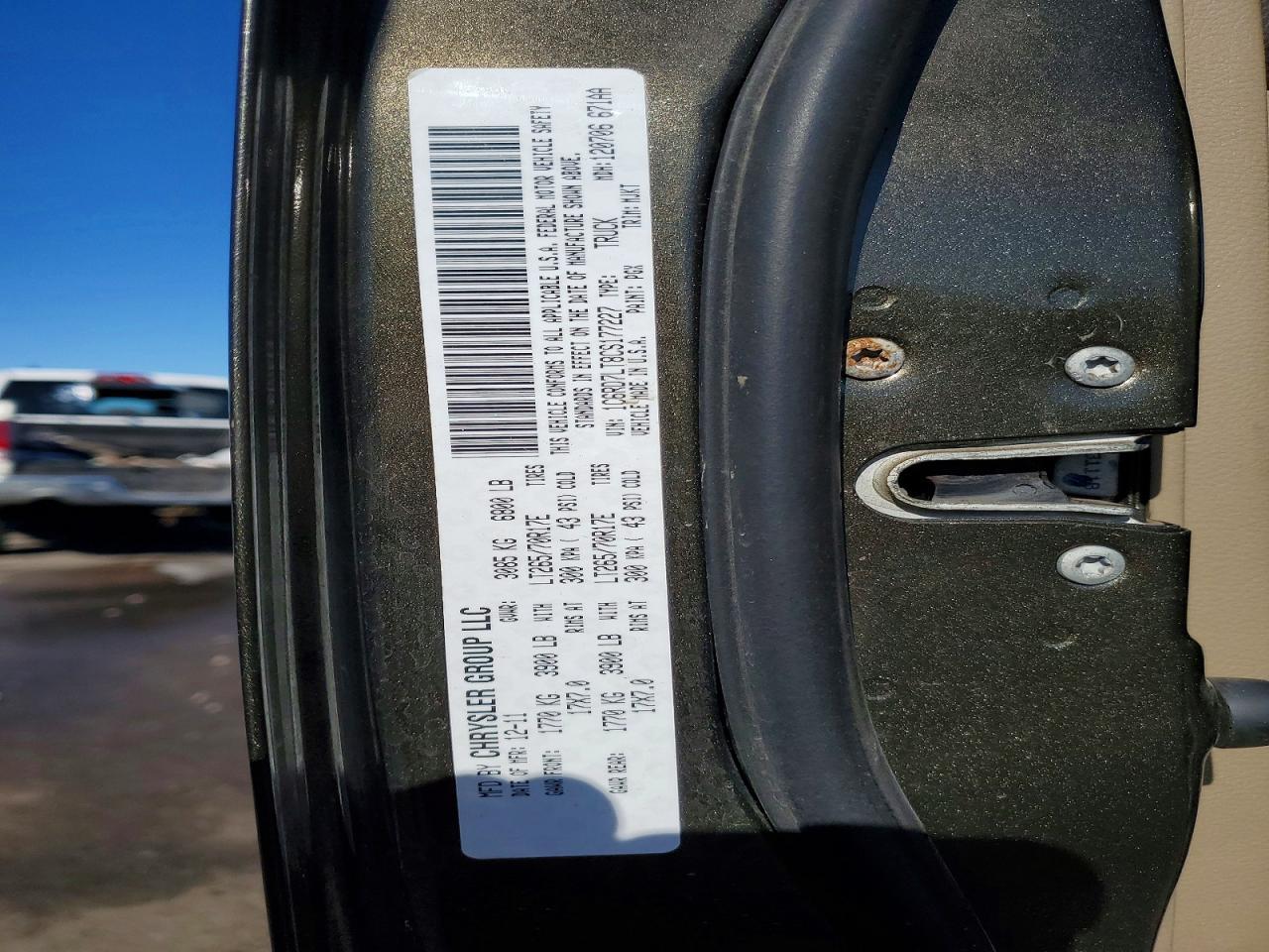 2012 Dodge RAM 1500 SLT