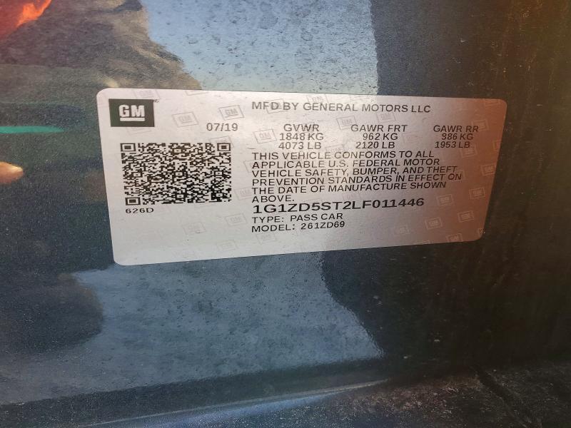 2020 Chevrolet Malibu lt