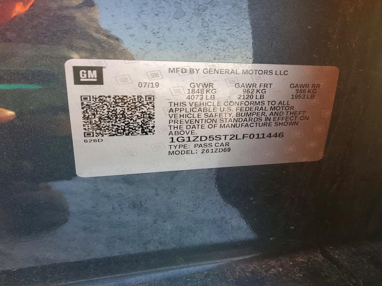 2020 Chevrolet Malibu lt
