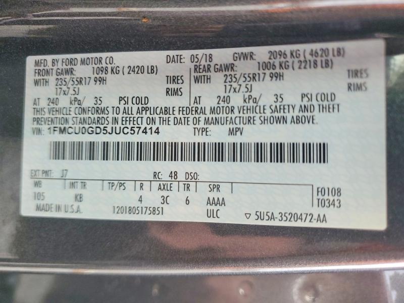 2018 Ford Escape se
