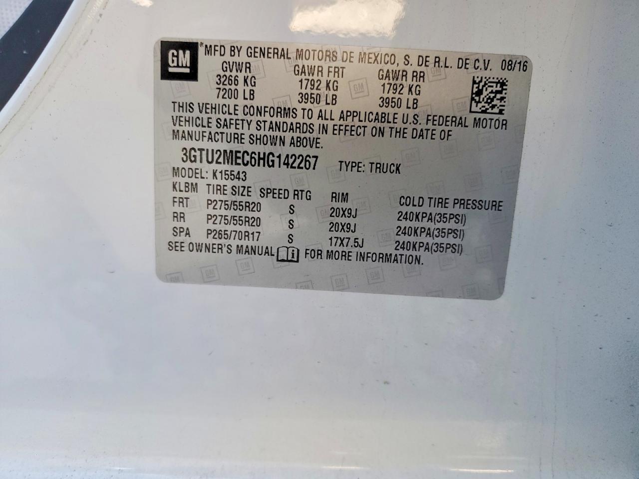 2017 GMC Sierra K1500 SLE