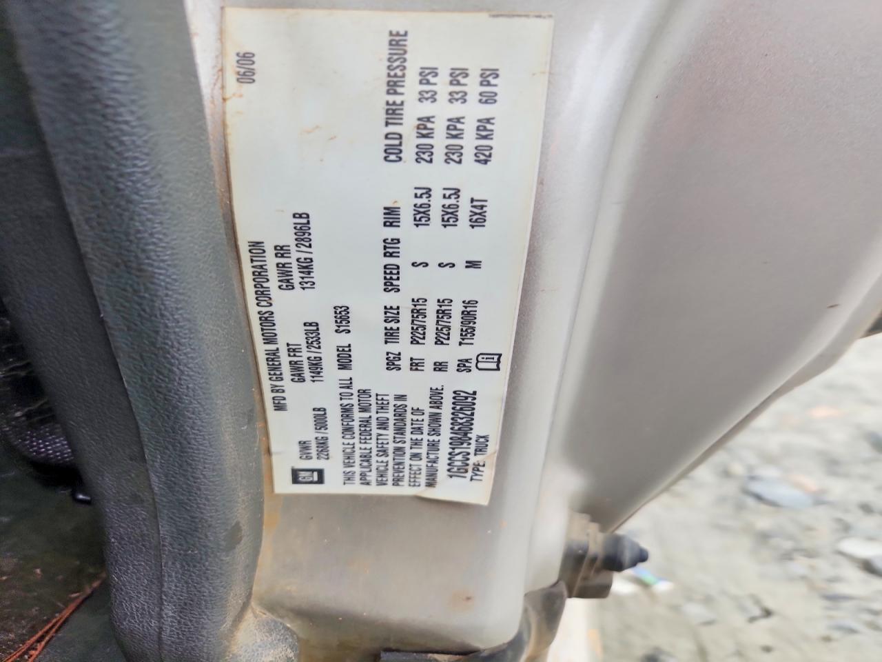 2006 Chev Colorado