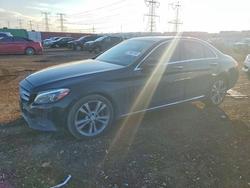 Salvage cars for sale from Copart Elgin, IL: 2016 Mercedes-Benz C300