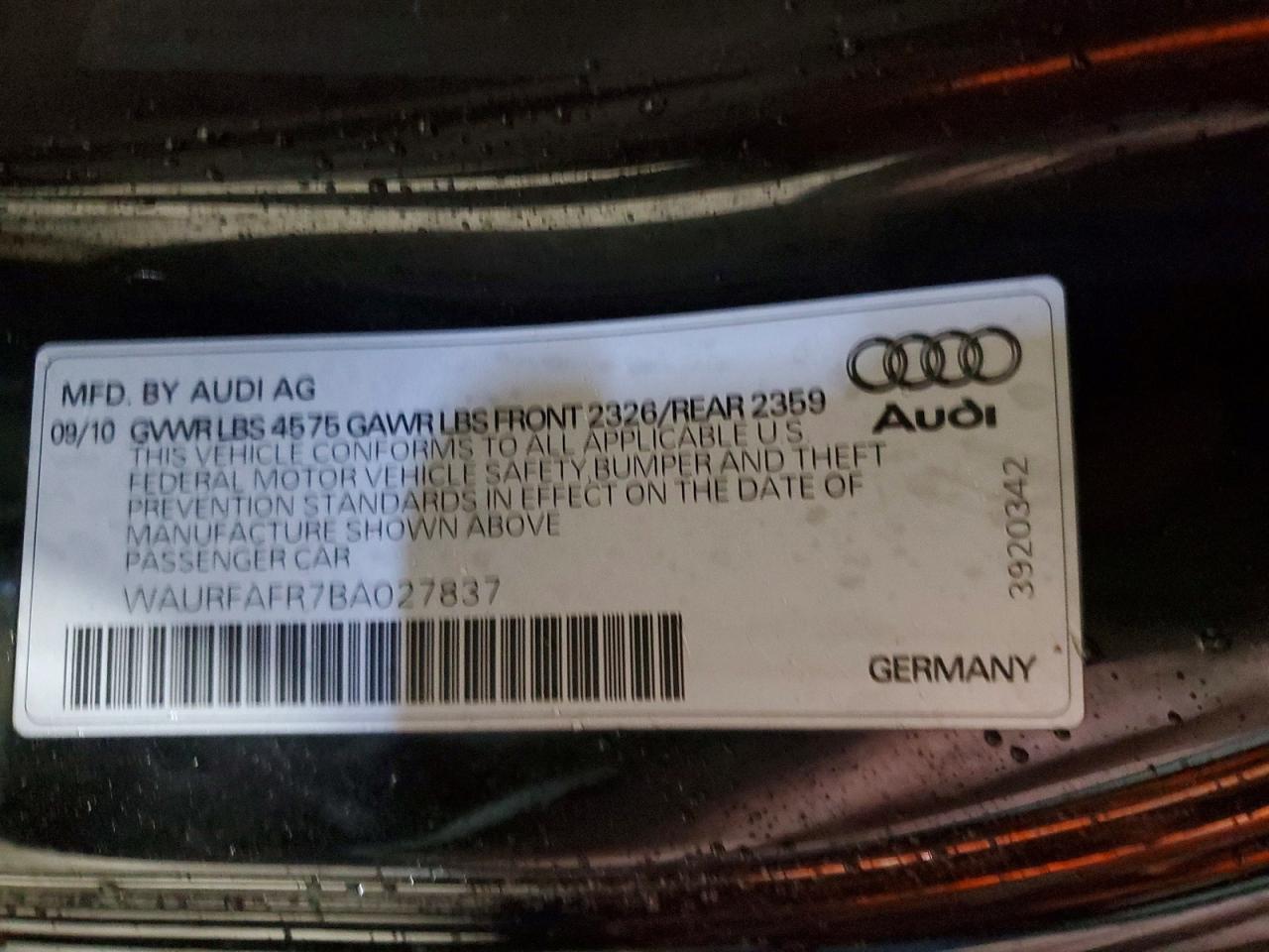 2011 Audi A5 Premium Plus