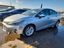 Chevrolet salvage cars for sale: 2019 Chevrolet Cruze lt