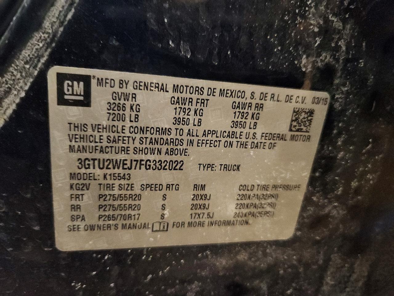 2015 GMC Sierra K1500 Denali