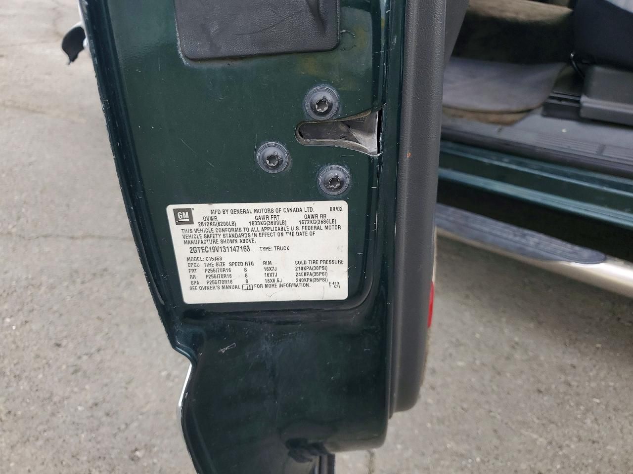 2003 GMC New Sierra C1500