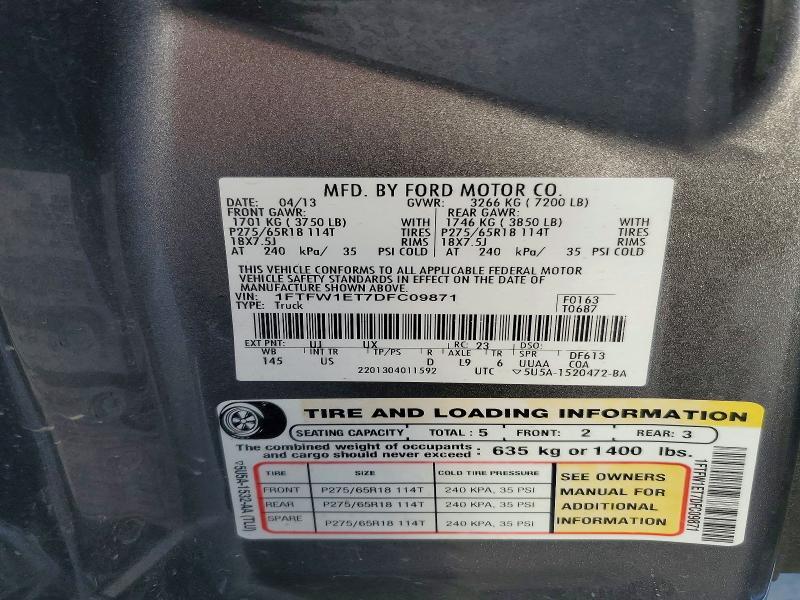 2013 Ford F150 Supercrew